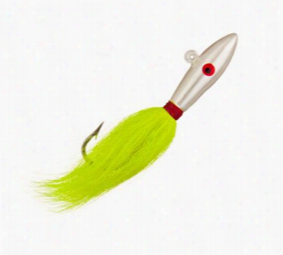 Offshore Angler Buullet Head Jig - 3 Oz - White/red/chartreuse