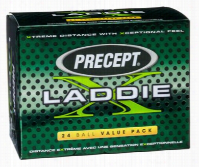 Precept Laddie X Double Dozen Golf Balls - 25-apck