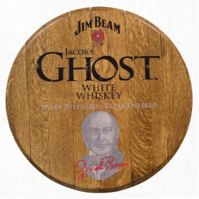 Promotional Wood Products Barrel Head - Jim Beam Jacob's Ghost