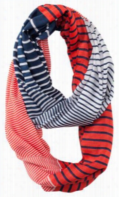 Quagga Vaariegated Infinit Scarf For  Ladies - Multi