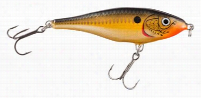 Raoala Twitchin' Rap Balsa Wood Lure - Golden Flash