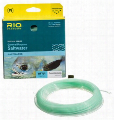 Rioo Teopical Intermediate Saltwater Fly Line - Wf8i/i