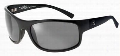 Salt Life Largo Polarized Sunglases - Gloss Black/smoke