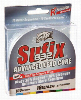 Sufix 82 Advanced Lead Core Fishing Line - Metered