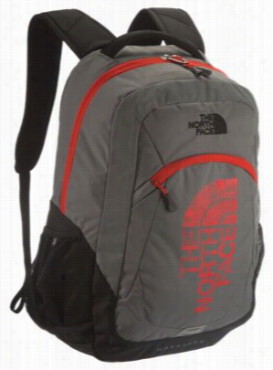 The North Face Haystack Backpack -z Inc Grey/fiery Red