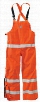 Carhartt Flame-Resistant Rainwear Bib Overalls for Men - Bold Orange - L