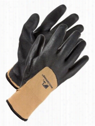 Wells Lamont  Winter-lined Nitrile Work Gloves For Men - Xl