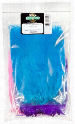 Whiter Iver Fly Shopp Strungg Marabou Feather Awsortment - #3