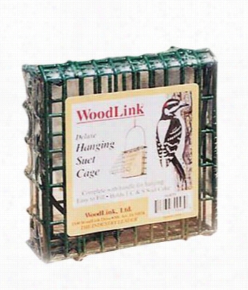 Woodlink Bird Feeder - Single Hanging Suet Cage