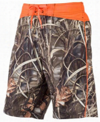 Yoke Board Shorts For Men - Realtree  Max-4 - Xl