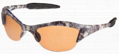 Aes Optics Halfsporg Polarized Sunglasses - Mossy Oak Break-up/amber
