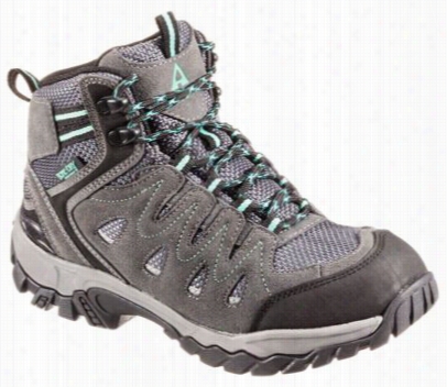 Ascend Travwtse Watterproof Hiking Boots For Ladies - Charcoal/mint - 6 M