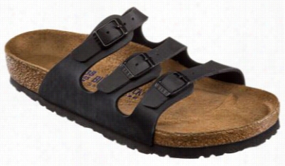 Birkenstock Florida Soft Footbed Birko-for Sandals For Ladies - Black - 38m