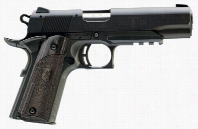 Browning 1911-22 A1 Black  Label Semi~auto Pistol With Rail - Black