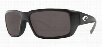 Costa Fantail 580p Polarized Sunglasses - Shiny Black/gray