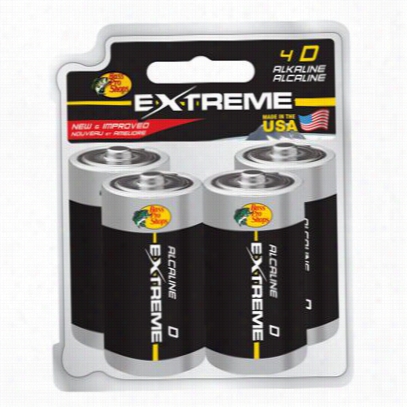 Extreme D Alkaline Battery 4 Pack