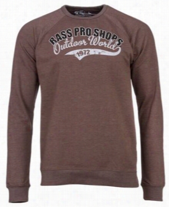 French Tery Sweatshirrt For Men - Brown Heather - L