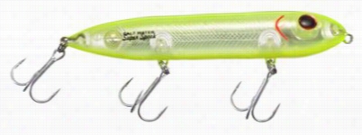 Heddon Saltwater Supe R Spook - Chartreuse/silver