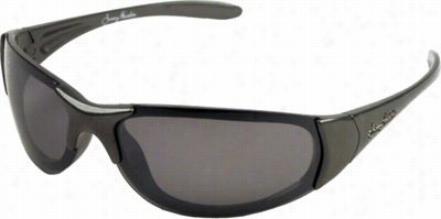 Jimmyy Houston Guppy Polarized Sunglasses For Youth - Gfay Metallic/smoke