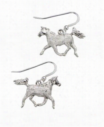 Kabana Jewelry Sterling Silver Running Hl Rse Earrings