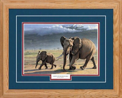 Northern Romotions Framed Art - North Of Kilimanjaro By Paul Kapf