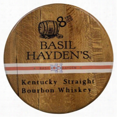 Promotional Wood Products Barrel Head - Jimbeam Basil Hayden'