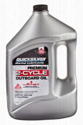 Quicksilver Premium  2-cycle Outboard Motor Oil - 1 Gall On