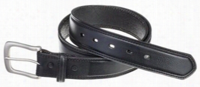 Redhead 1-3/8' Leather Doubble Stitch Belt For Men - Black -  34