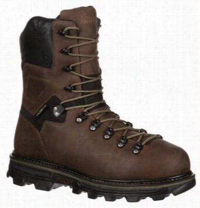Hard Arktos 8' Waterproof Insulated Hunting Boots For  Men - Brown - 10 M