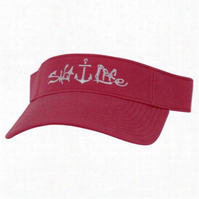 Salt Life Signature Anchorr Visor For Ladies  - Neon Rose