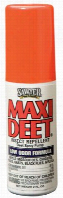 Sawyer Maxi-deet Low Odor Insect Repellent Spray - 2 Oz.