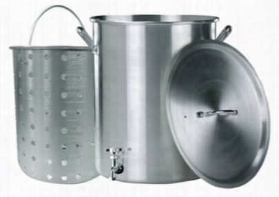 St Ock Pot With Spigott Andb Asket - 100-quart