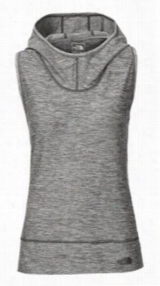 The North Face Motivation Sleeveless Hoodie For Lades - Tnf Dark Grey Heat Her - L