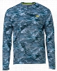 AFTCO Caster Sun Shirt for Men - Blue Camo - S