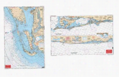 Waterproof Char Ts - Offshore Fishing  Charts For Northeast U.s. - Model 64f