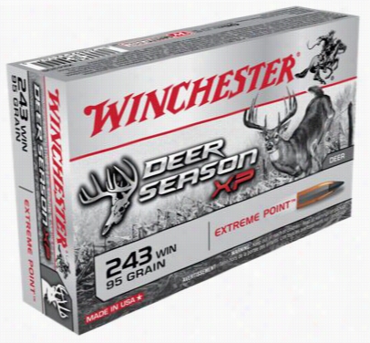 Winchester Der Season Xp Centerfire Rifle Ammo - .243 Winchester - 95 Grain