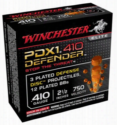 Winchester Pdx1 .410 Buckshot/.45 Calieb Ammo In Quest Of Personal Defense