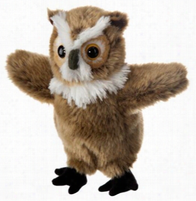 Critter Callers Plush Stuffed Great Horned  Owl Plaything