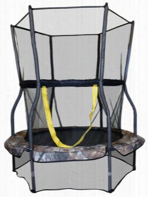 Skywalker Trampolines 48' Round Camo Mini Trampoline With Enclosure For Kids