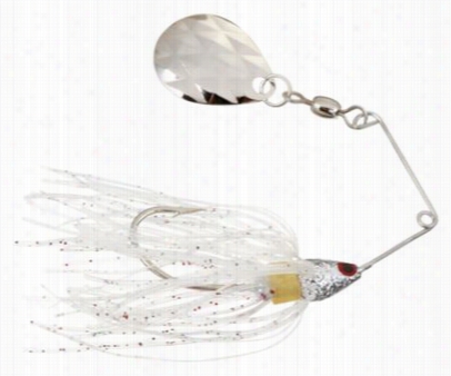 Strike King Mini-king Spinnerbait - Clear/silver/red