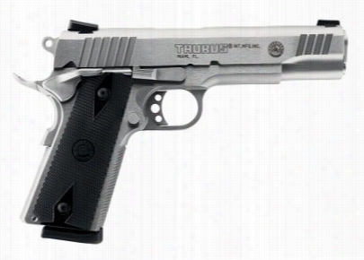 Taueus 1911 45 Acp Pistol Stainless Steel With Heinie Sight