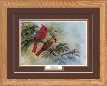 Northern Promotions Framed Art - Cardinals by Gamini Ratnavaria