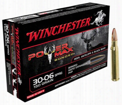 Winchester Suepr-x Power Max Bonded Bullets - .30-06 Winchester - 150 Grain - 20 Rounds