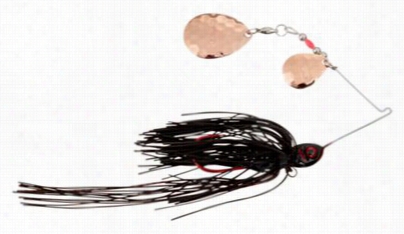 Booyah Tux And Tails Spinnerbait - Double Colrado  1/2 Oz - B Lack/copper