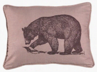 Briarcliff Collection Walking Bear Accentpillow