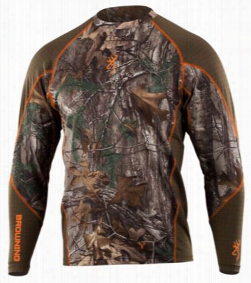 Brownin G Gehenna 's Canyon Lightweight Base Layer Top F Or Men - Realtree Xtra - S