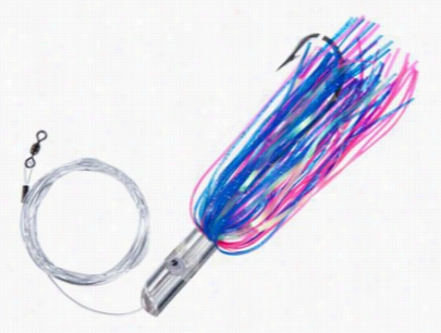 C&h Lures Lil' Swimmer - Mono Rig - Blue/pink/drop Mylar