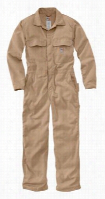 Carhartt Flame-resistant Work Coveralls For Men - Khaki - 38 Short