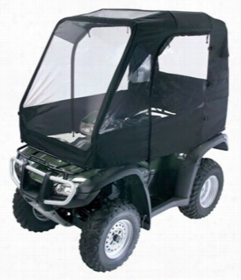 Classic Acvessories Quadgear Ddlux E Atv Cabin - Black