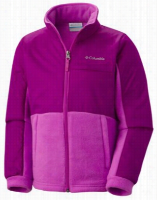 Columbia Benton Springs Iii Overlay Jacket For Girls - Foxglove - Xs